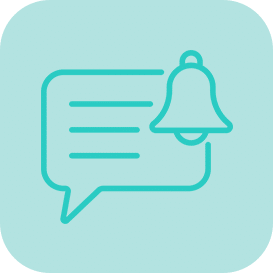 Green notification icon